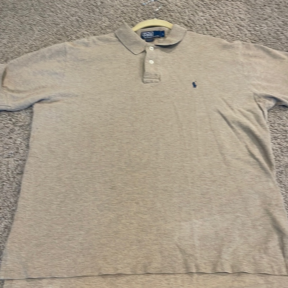 Oatmeal colored polo size large POLO